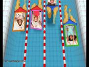 Eine Runde Rückenschwimmen