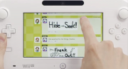 Nachrichten an seine Freunde im MiiVerse kann man entweder auf dem Touchscreen tippen oder handschriftlich mit dem Stylus schreiben.