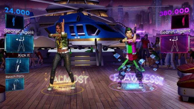 Dance Central 3 bietet einen Story-Modus rund um Tanz-Agenten und Schurken.