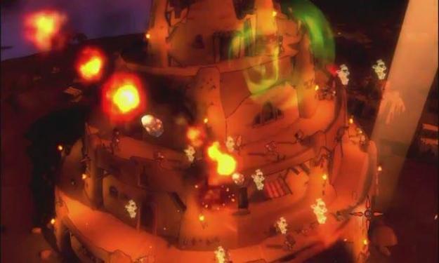 In Babel Rising wird ein Turm gebaut.