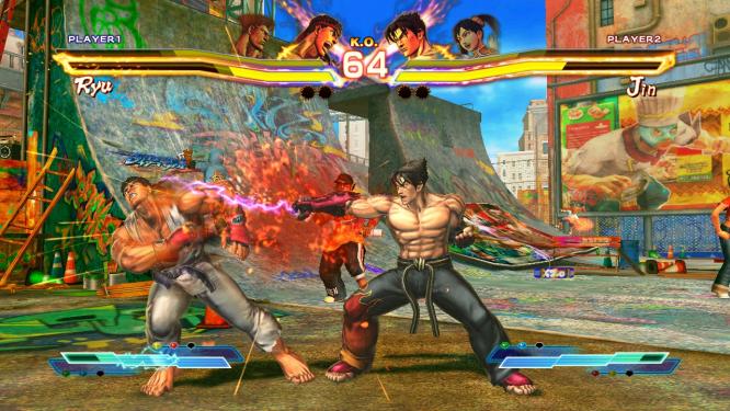 Street Fighter x Tekken für die PS Vita im TGS-Trailer. (1)