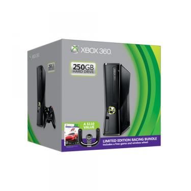 Microsoft stellt das Xbox 360 Racing Bundle vor.