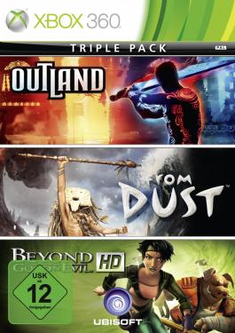Hier befinden sich drei attraktive Spiele auf einer Disk. (1)