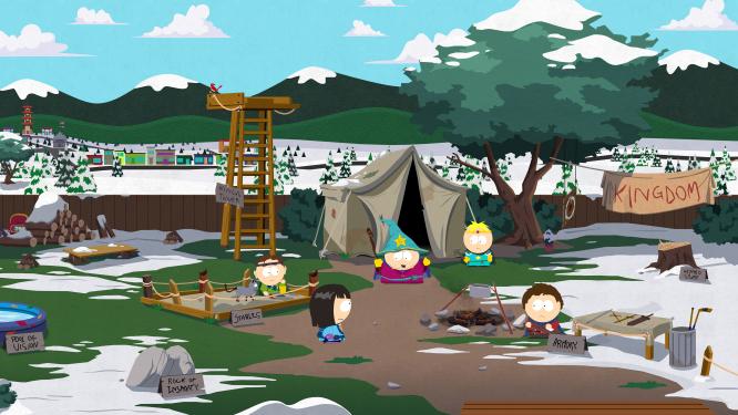 Das 'Königreich' unserer Clique von Mittelalter-Begeisterten in South Park: Der Stab der Wahrheit.