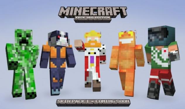 Minecraft erhält ein Skin-Pack.