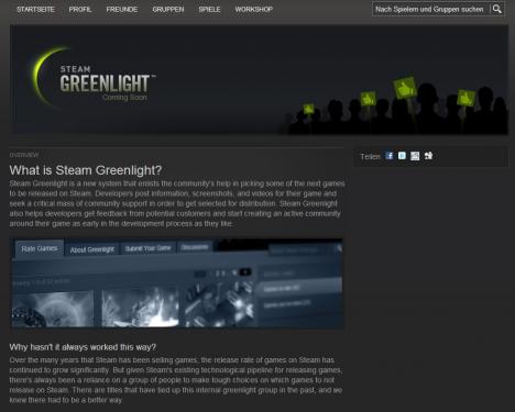 Steam Greenlight soll Indie-Entwickler helfen.