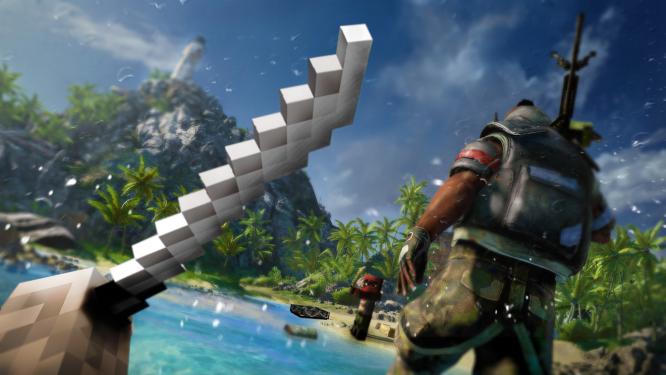 Minecraft meets Far Cry 3. (3)