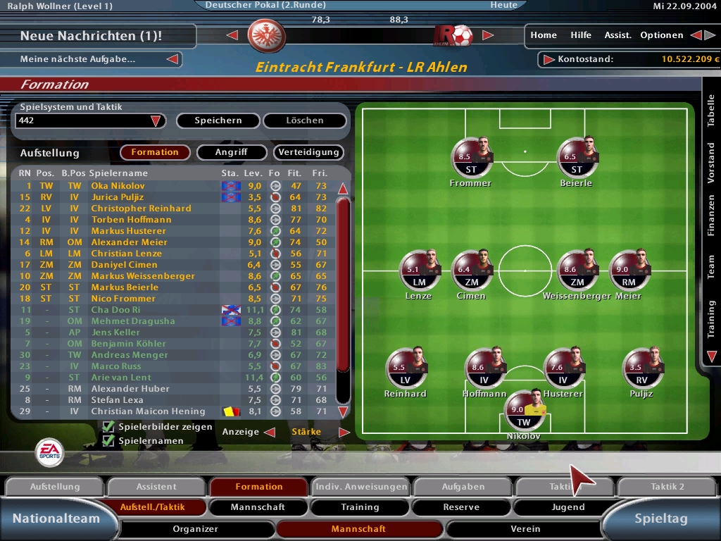 Fussball Manager 2005: Test, Tipps, Videos, News, Release Termin