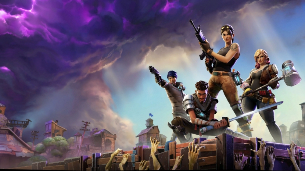 Fortnite bei Epic Games gespielt: Wolkig mit Aussicht auf Zombies