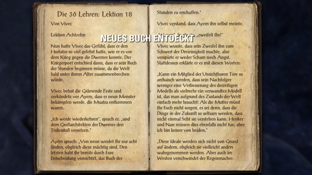 TESO - The Elder Scrolls Online: Alle 36 Lektionen von Vivec in Vvardenfell - Guide