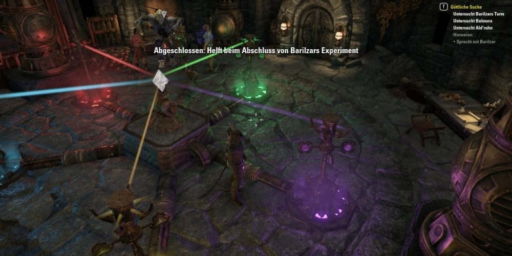 TESO: Morrowind - Göttliche Suche, so meistert ihr das Rätsel in Barilzars Turm.