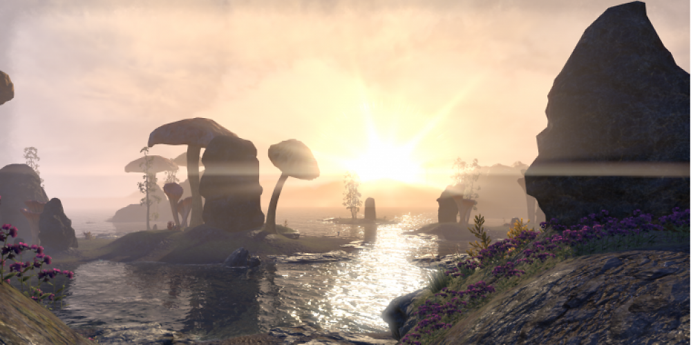TESO: Morrowind - Die Insel Vvardenfell ist ein Paradies für Landschaftsschnappschüsse und lädt zum Verweilen ein.