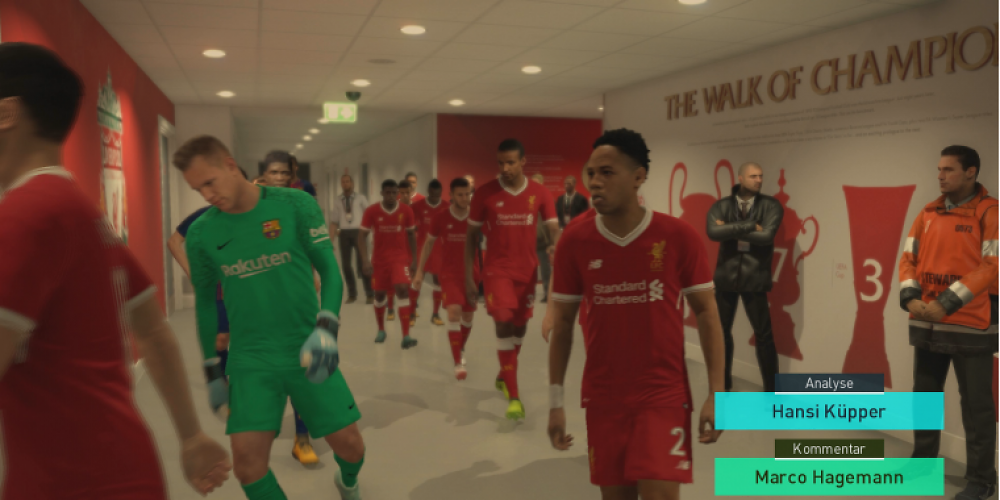 You‘ll never walk alone: Wenn die Spieler bei den Klängen der Kulthymne den Rasen an der Anfield Road betreten, kriegt man Gänsehaut.