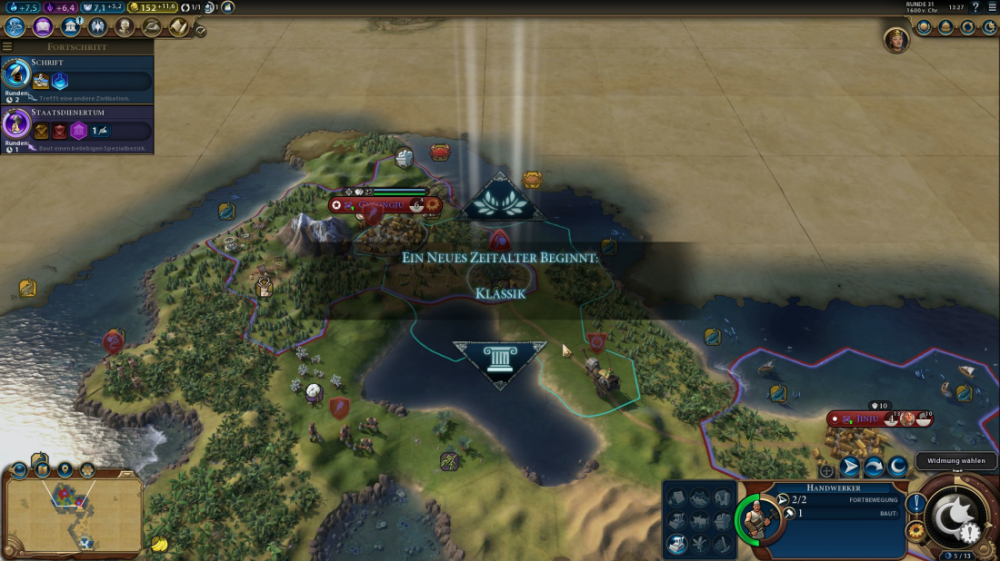 Civilization 6: ​Rise and Fall im Test - Klasse Erweiterung mit alten Problemen