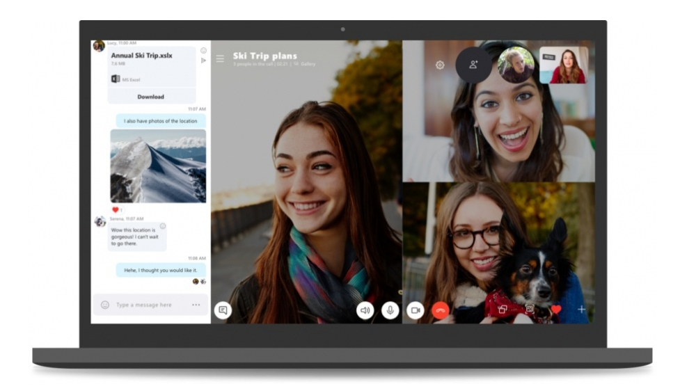 Video-Telefonie: Skype und WhatsApp