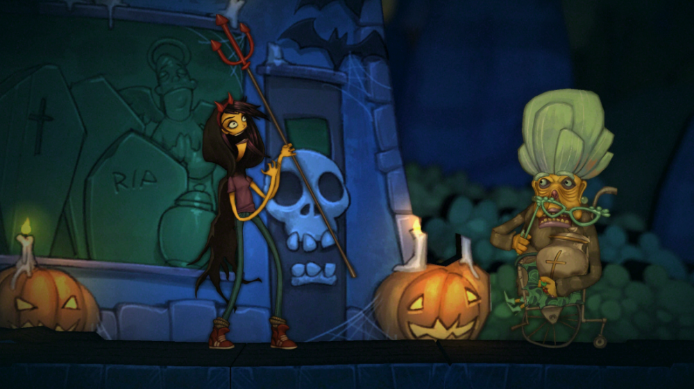 Flipping Death: Morbides Adventure mit Sensenfrau Penny im Test