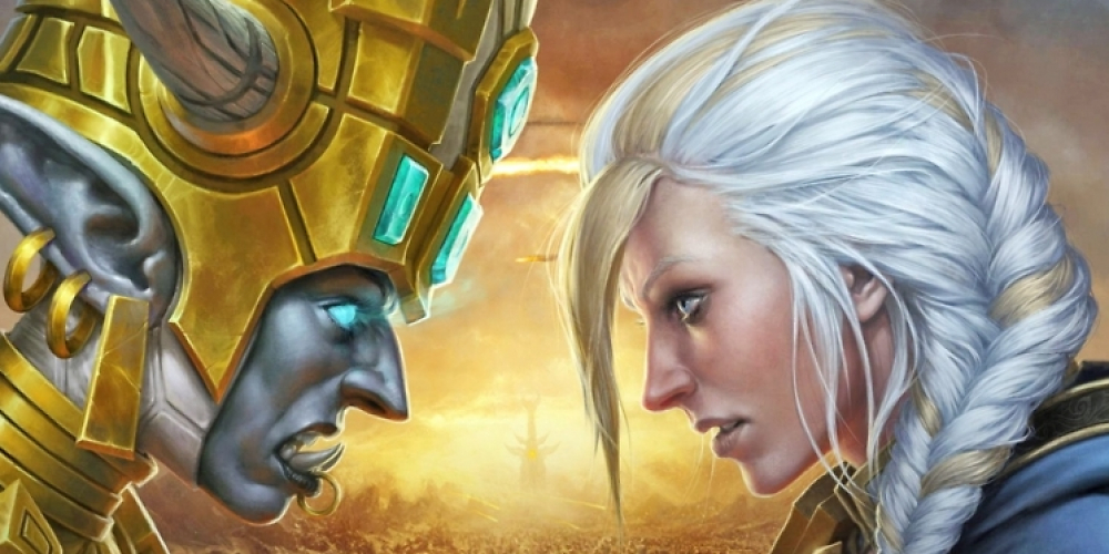 Eine Google Map zeigt die große Welt von World of Warcraft. (1)