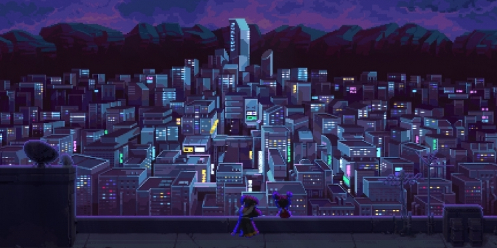 Der Held von Katana Zero treibt sich in den Untiefen einer Cyberpunk-Metropole herum.