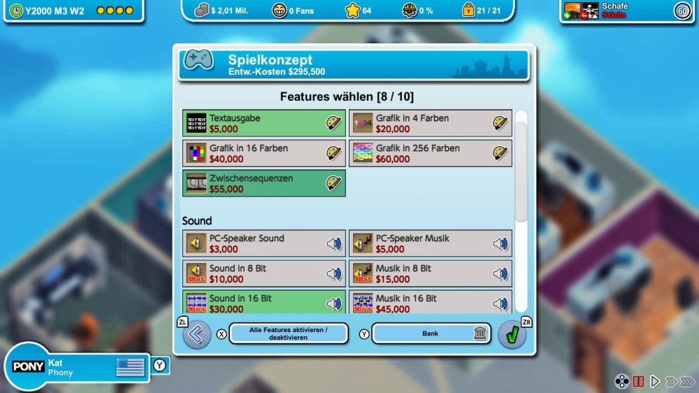 Mad Games Tycoon im Test: Gut für Simulationsfans, aber auch einige Macken