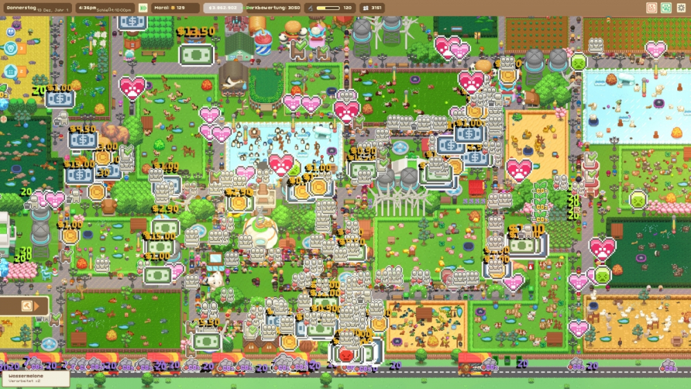 Let's build a Zoo im Test: Verrückte Tiere, Management und Chaos