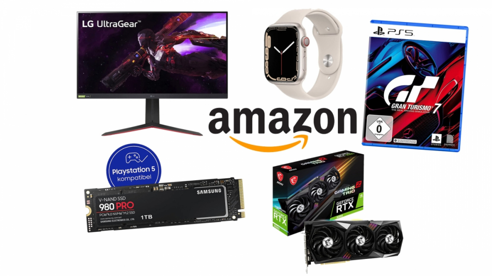 PC/PS5-SSD, Gaming-Monitor, RTX-Grafikkarte: Mega-Rabatte bei Amazon