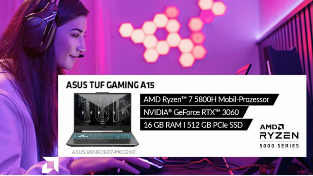 Gaming-Laptop kaufen: Notebooks mit AMD Ryzen CPU zu Sparpreisen bei NBB