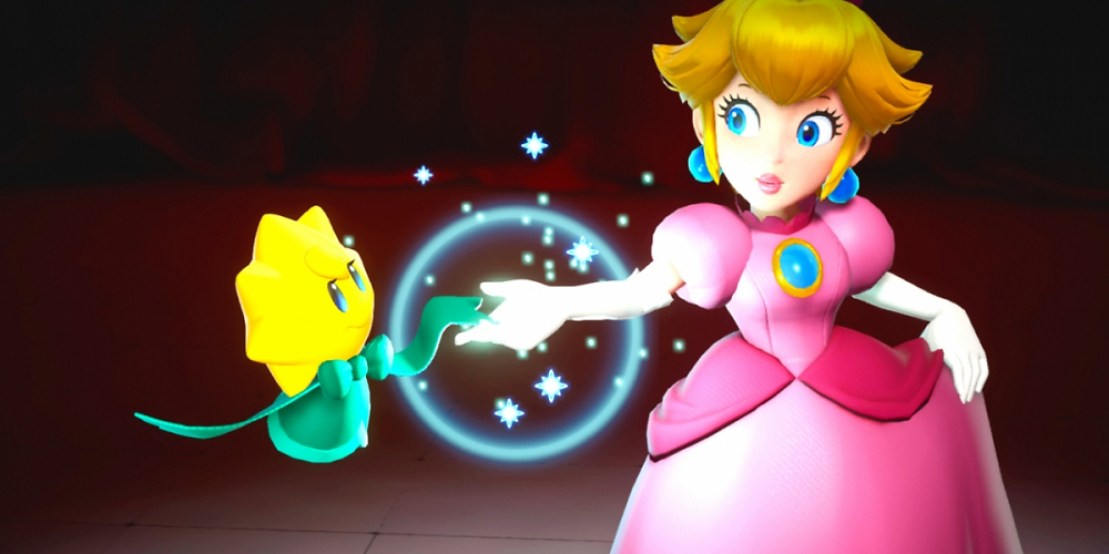 Prinzessin Peach und Stella tun sich zusammen.
