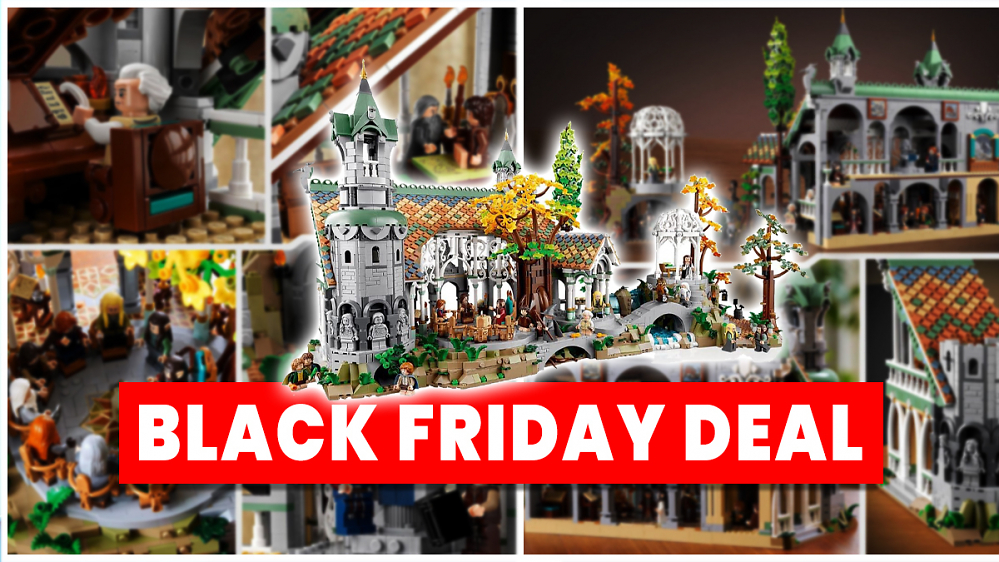 Nirgends günstiger zum Black Friday: Lego Icons Der Herr der Ringe Bruchtal fast 90 Euro billiger