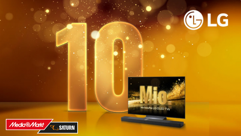 Bis zu 66% günstiger: Fernseher, Soundbars & Gaming-Monitore - LG-Jubiläumsaktion bei MediaMarkt