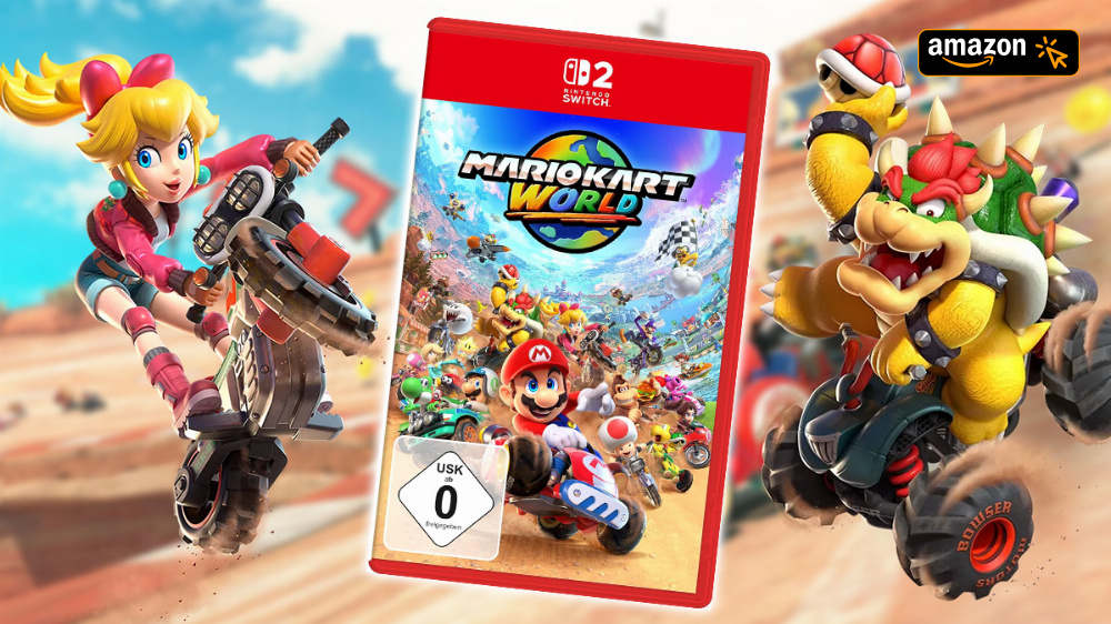 Mario Kart World fast 90 €? Vergesst es! Amazon haut den Switch-2-Titel günstiger als Digital raus!