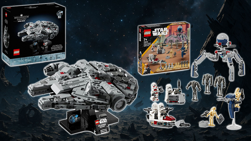 Amazon jagt raus: Berühmtes Mini-Figuren Set für 15 Euro, Lego Star Wars Falke für keine 50