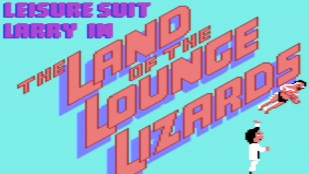 Im Intro jagt Larry Laffer einer davonfliegenden Gummipuppe hinterher, während die Titelmelodie ertönt – die am C64 viiiel besser klingt.&nbsp;
