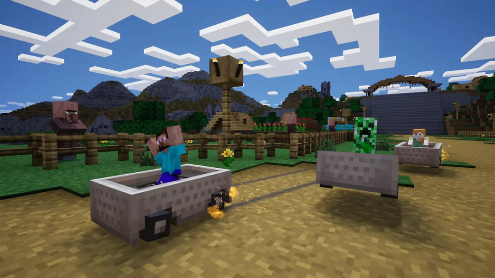 Sonic Racing: CrossWorlds: Neuer Zusatzinhalt bringt diese Minecraft-Figuren in den Mario Kart-Konkurrenten