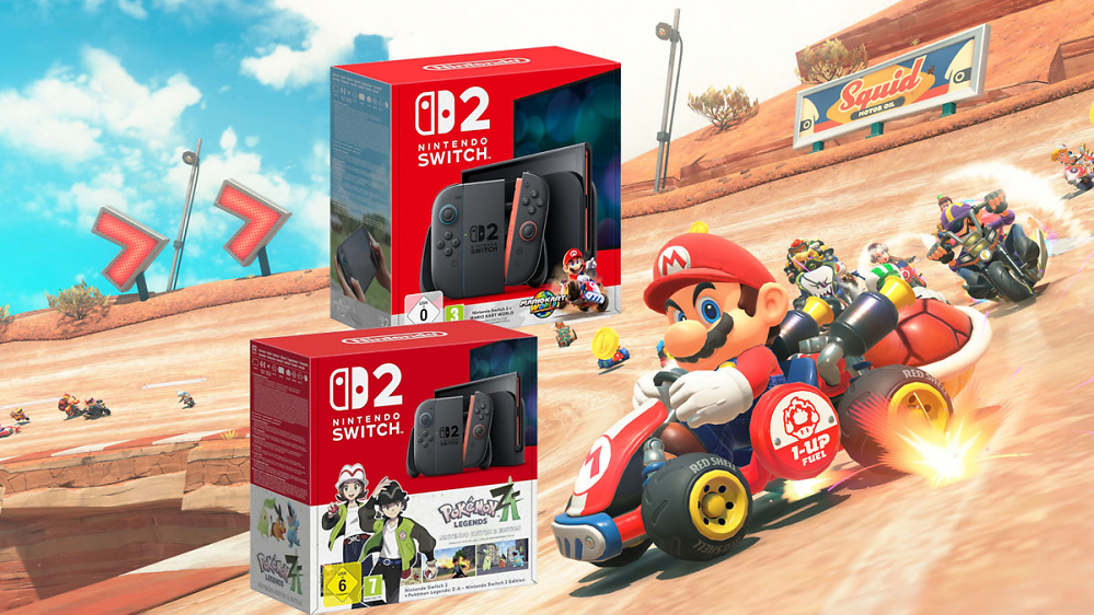 Neue Nintendo-Konsole bei Amazon gerade günstiger: Switch 2 mit Mario Kart World oder Pokémon-Legenden Z-A