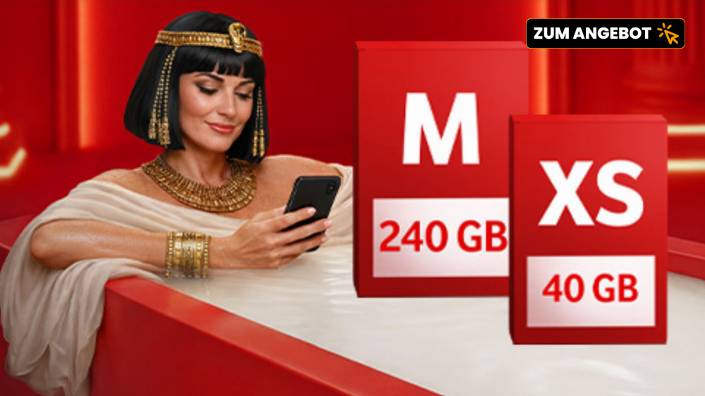 Jetzt bis zu 60 GB Datenvolumen gratis: Vodafone CallYa Jahrespakete - ab 49,99€/Jahr mobil surfen und telefonieren