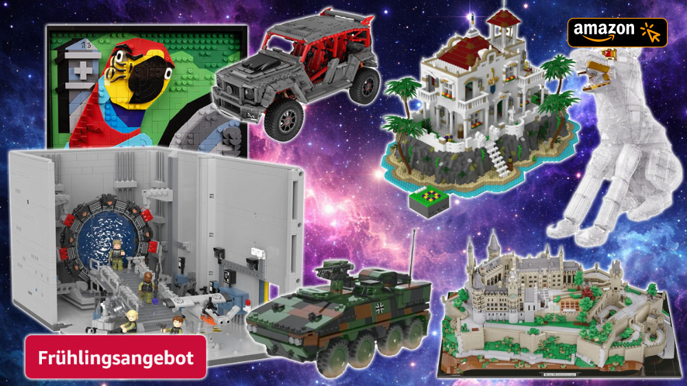 Gilt nicht lange: Bluebrixx bei Amazons Spring Sale - Stargate, drei ???, Brabus, Panzer und mehr