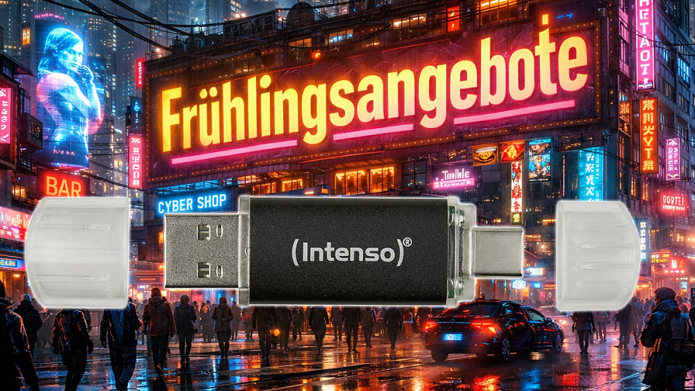 Klar günstiger als in den letzten Wochen: 256 GB großer USB-Stick mit USB-C und -A