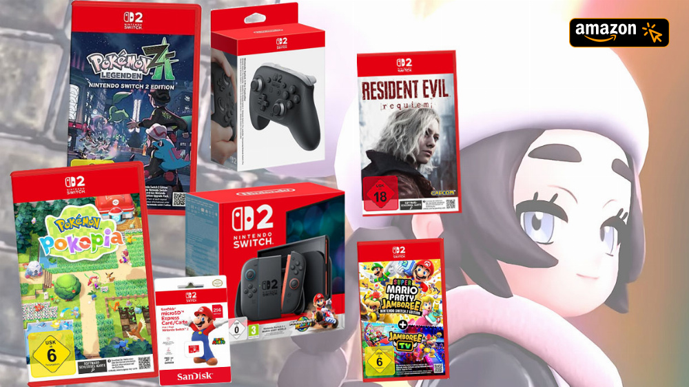 Pokémon für Switch 2 extrem billig: Konsole, Zubehör und Spiele im Preisrutsch (Update: Noch mehr Deals!)