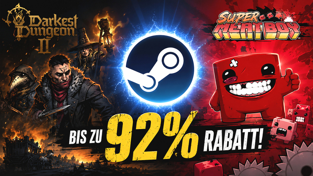 Steam startet neuen Midweek Sale mit Rabatten bis zu 92 Prozent