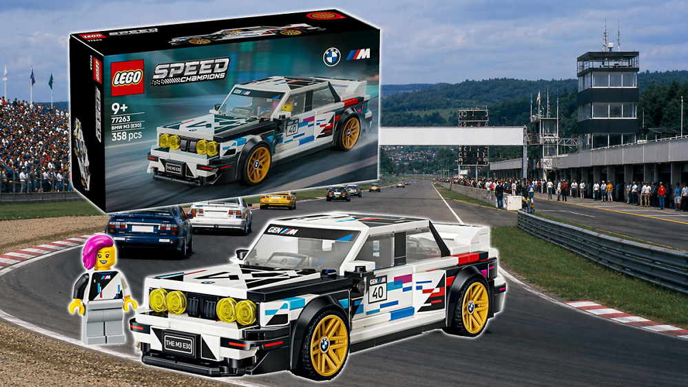 Mit Amazon-Preisgarantie rechtzeitig vorbestellen: Lego Speed Champions BMW M3 (E30) zum 40. Jubiläum