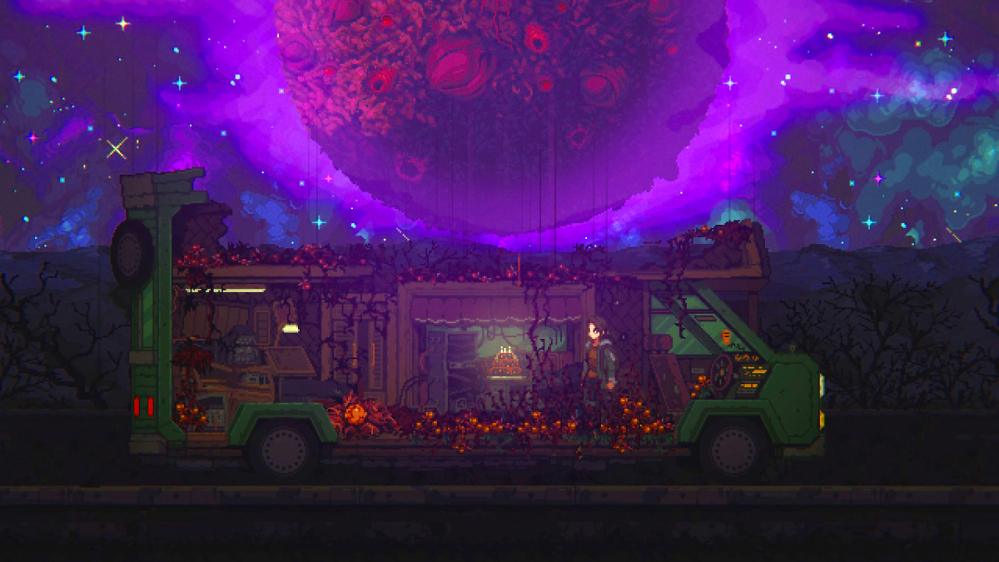 The Road of Dust and Sorrow vereint Survival-Horror-Giganten im düsteren Pixel-Look
