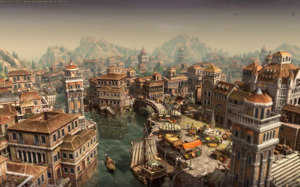 Grafisch atemberaubend: Anno 1404 sah auf perfomanten Rechnern schlichtweg fantastisch aus. So und nicht anders haben Strategiespiele künftig auszusehen.