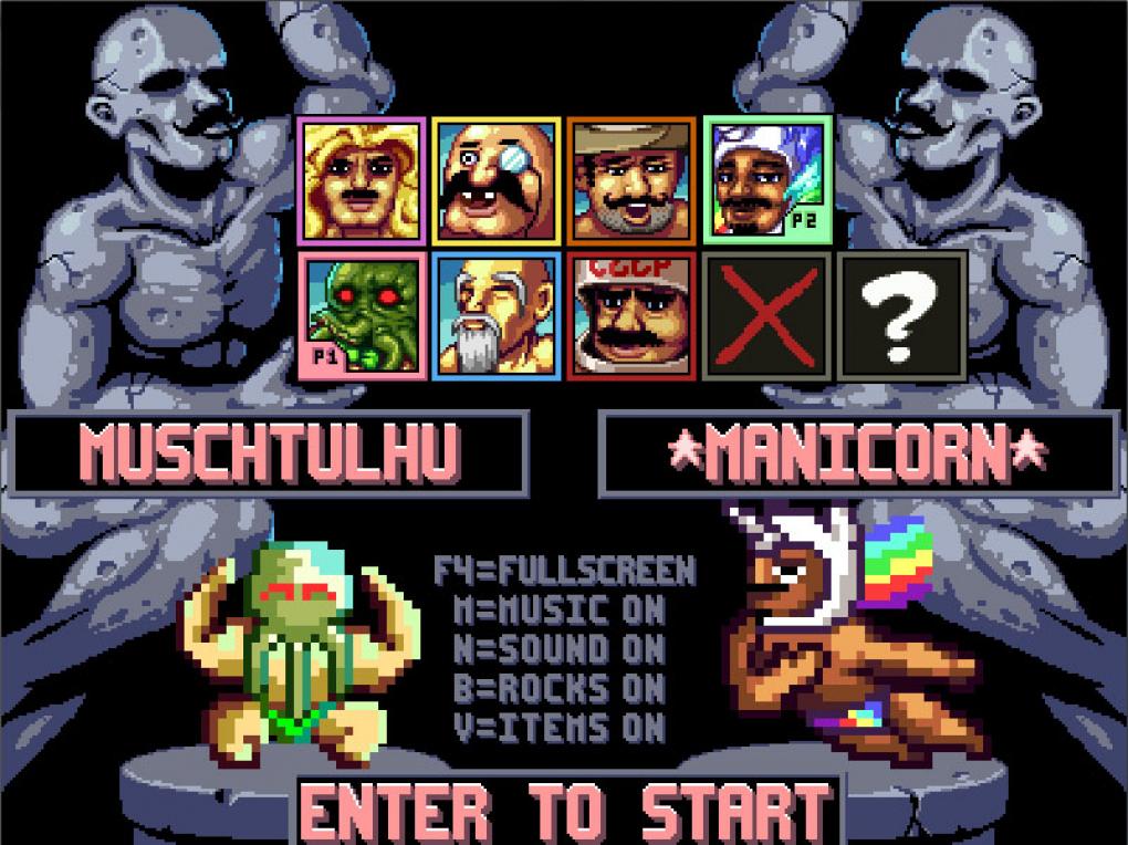 Der epische Kampf zwischen Cthulhu und dem Einhornmann kann beginnen!