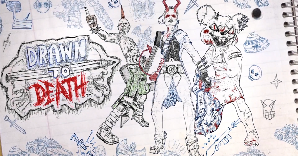 Drawn to Death-Charaktere im Artwork
