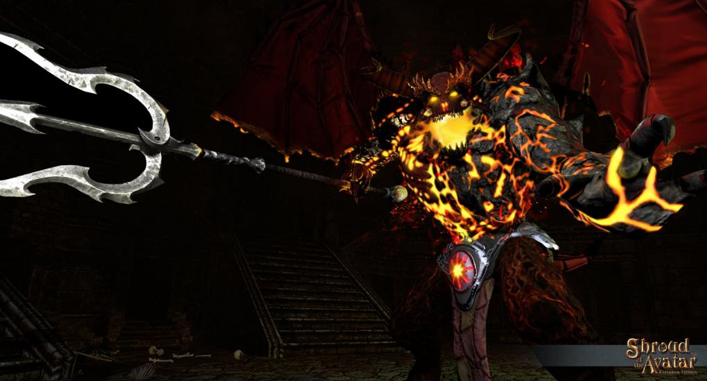 Dämonen sind harte Gegner im MMORPG Shroud of the Avatar.
