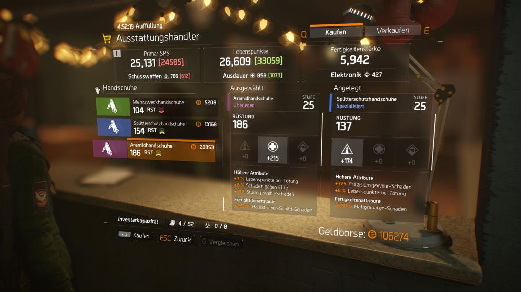 Für The Division 2 bitte mehr Komfort: Die Menüführung in Inventar &amp; Co. war im Vorgänger verbesserungswürdig.