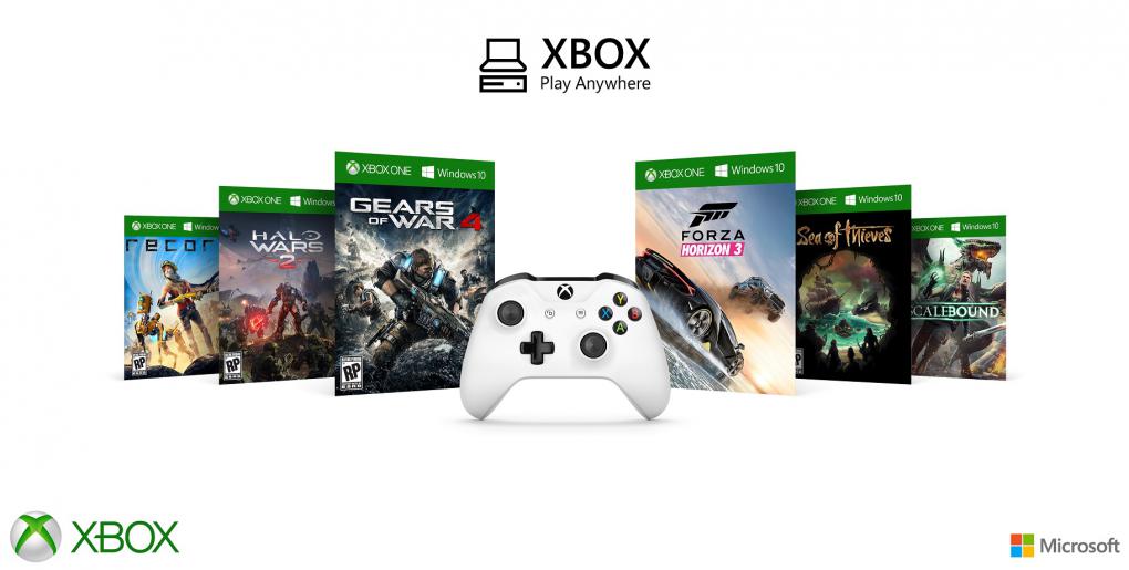 Xbox Play Anywhere: Einmal kaufen, auf PC und Xbox One spielen.