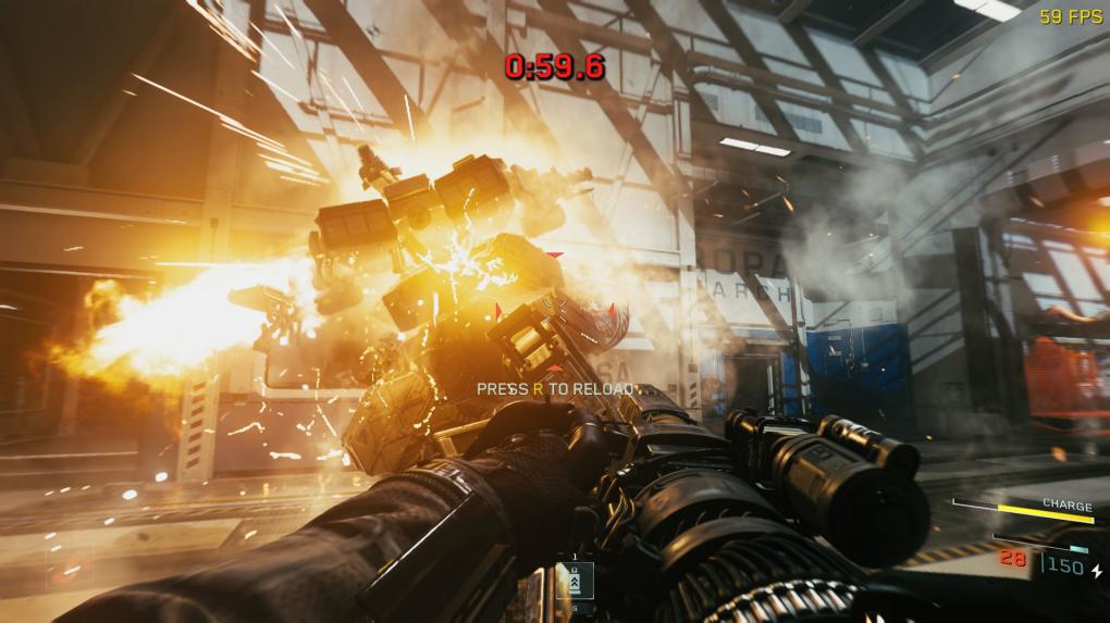 In den Zukunftsablegern von Call of Duty vereinfachten die meines Erachtens zu starken Waffen den Schwierigkeitsgrad etwas zu sehr.
