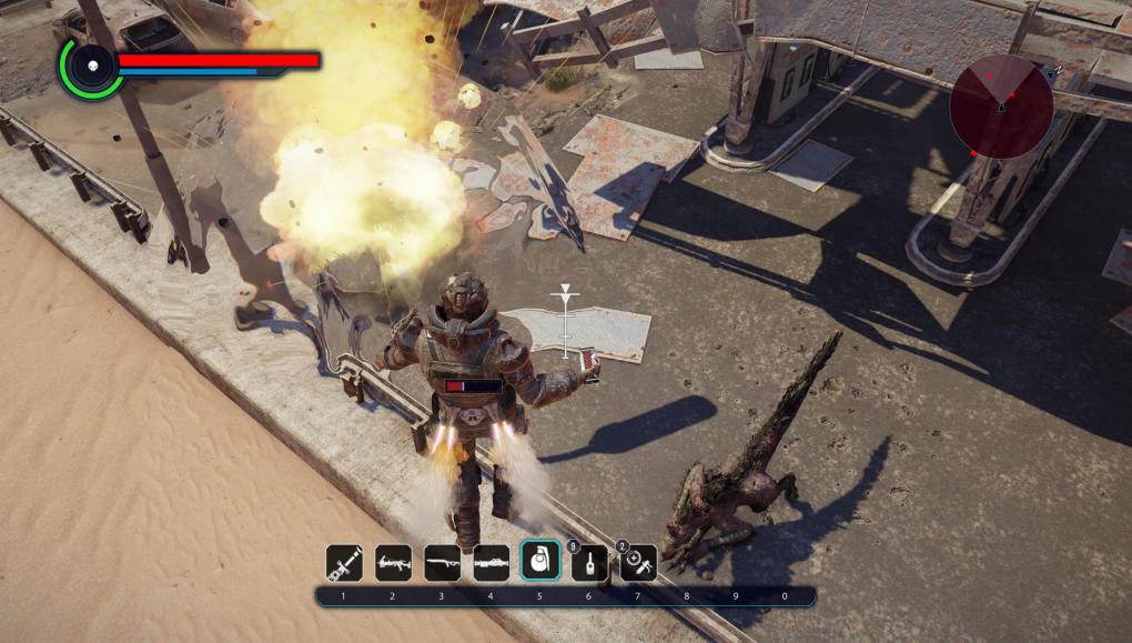Tipp für Elex-Spieler: Granaten sind ein billiges und effektives Mittel, um starke Feinde und Gegnergruppen in Schach zu halten.