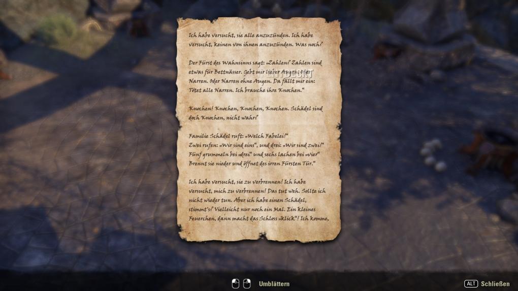 TESO: Morrowind: Ein Mietling des Hauses Telvanni - Dieser Brief verrät euch, in welcher Reihenfolge ihr die Feuerschalen entzünden müsst.